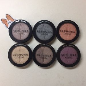 Lot of Six Sephora Shimmer Eyeshadows